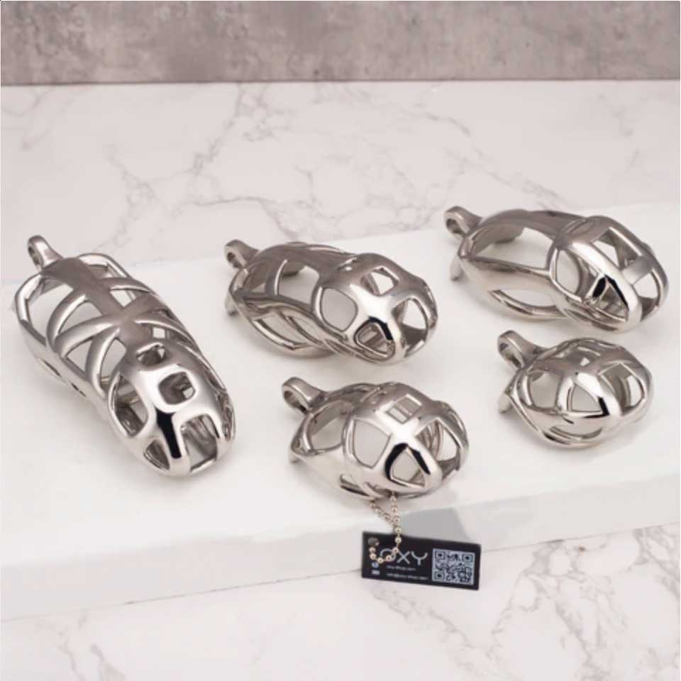 Steel Guardian chastity cage